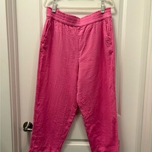 Vibrant Pink Gauzy Pants